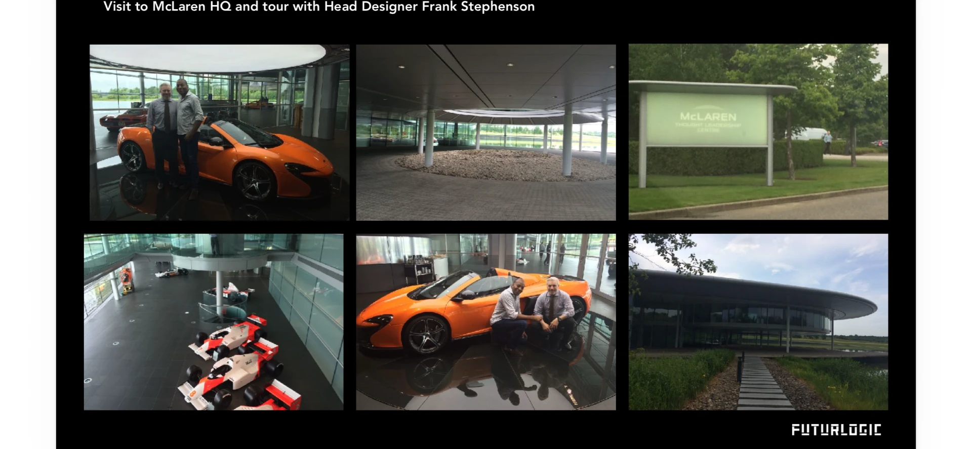 McLaren HQ visit and tour with head designer Frank Stephenson