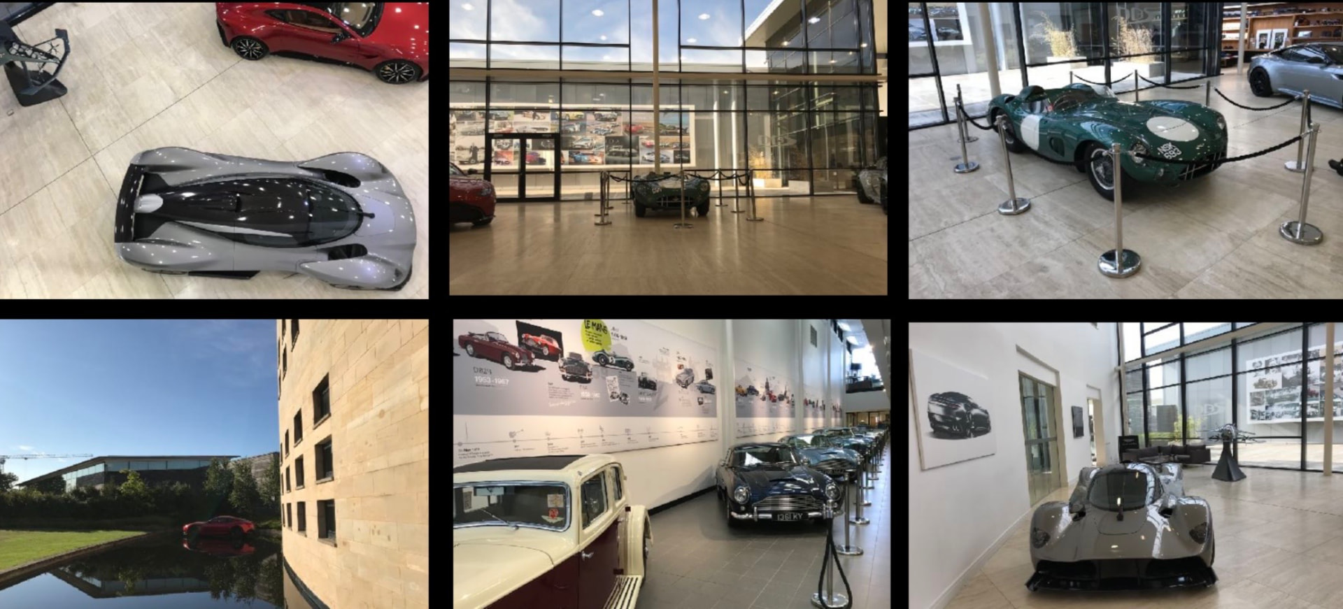 Aston Martin, Gaydon, the heritage hall and the Valkyrie in the round